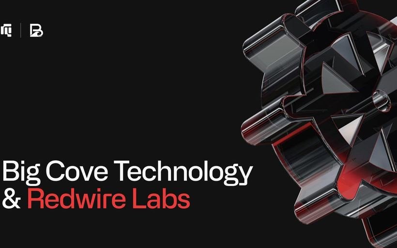 Title spread of the Big Cove Technology and Redwire Labs case study