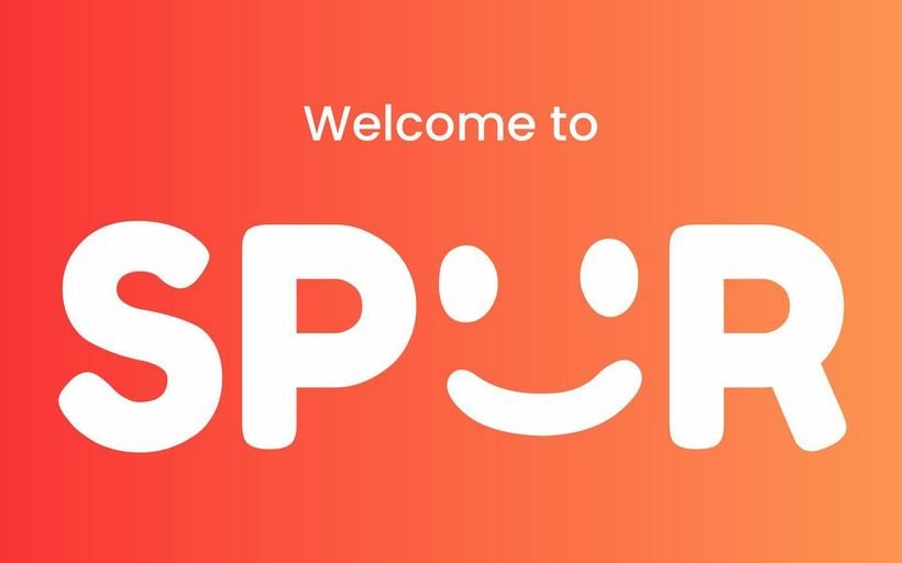 The Spur app brand splash